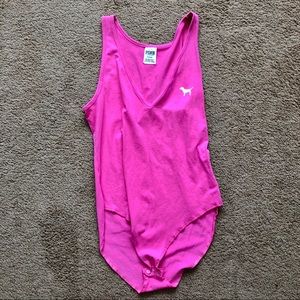 ❌SOLD❌ NWOT VS Pink Hot Pink Bodysuit